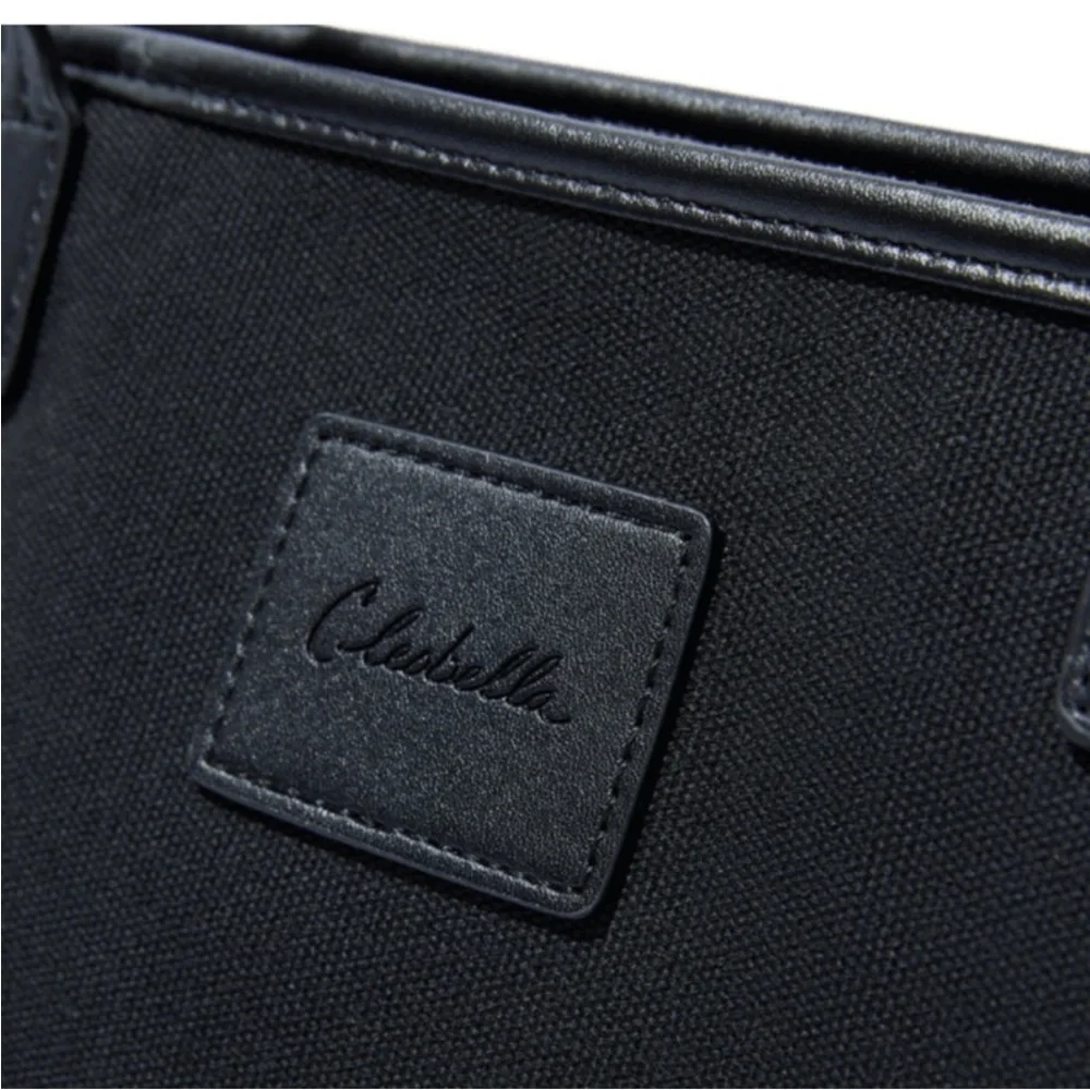 NWOT Cleobella Black Canvas Tote New in Bag - Picture 4 of 7